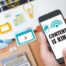 Content Is King displayed on mobile phone