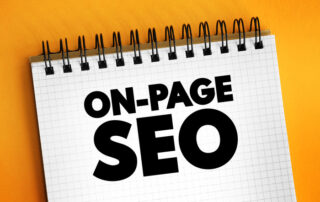 On-page SEO - process of optimizing pages on your site